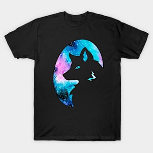 Fluffy Galaxy Fox T-Shirt